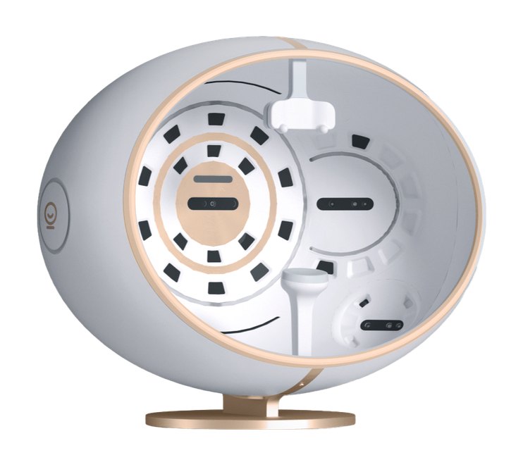 3D facial analysis at Ollium Clinic, Gangnam